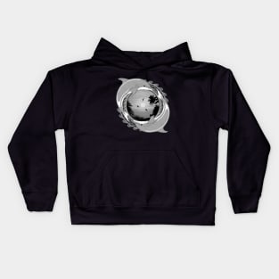 Twin Dolphins Kids Hoodie